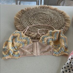Free People Multicolor Lace Bra